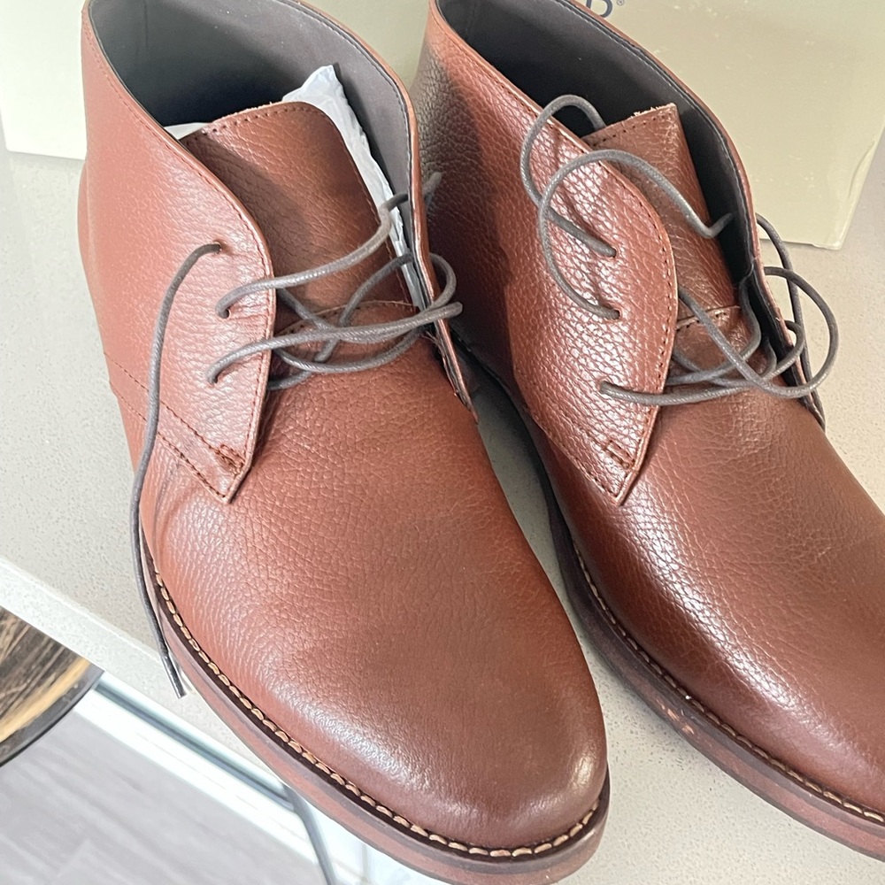 Joseph Abboud Brown Leather Boots